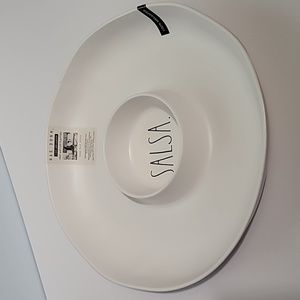 Rae Dunn chip and dip platter NWT